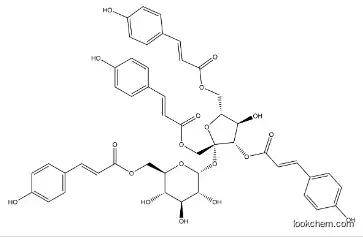 α-D-Glucopyranoside, 1,3,6-tris-O-[(2E)-3-(4-hydroxyphenyl)-1-oxo-2-propen-1-yl]-β-D-fructofuranosyl, 6-[(2E)-3-(4-hydroxyphenyl)-2-propenoate] CAS：208707-85-1