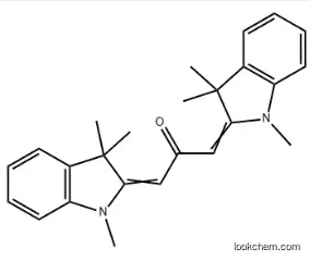 1,3-Bis(1,3-dihydro-1,3,3-trimethyl-2H-indol-2-ylidene)-2-propanone  CAS：24293-93-4