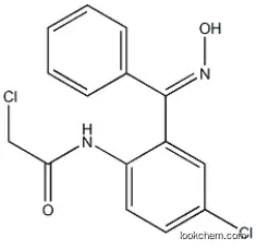 (E)-2-chloro-N-[4-chloro-2-[(hydroxyimino)phenylmethyl]phenyl]acetamide CAS：2888-63-3