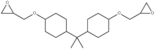 2,2'-((1-Methylethylidene)bis(cyclohexane-4,1-diyloxymethylene))bisoxirane