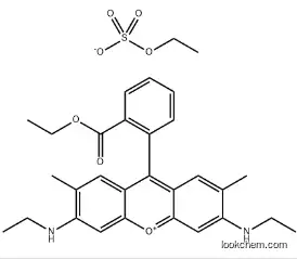 9-[2-(ethoxycarbonyl)phenyl]-3,6-bis(ethylamino)-2,7-dimethylxanthylium ethyl sulphate CAS：26694-69-9