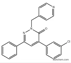 3(2H)-Pyridazinone, 4-(3-chlorophenyl)-6-phenyl-2-(4-pyridinylmethyl)- CAS：23338-41-2