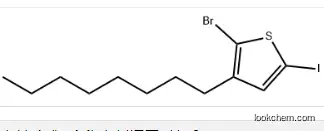 2-Bromo-5-iodo-3-n-octylthiophene (stabilized with Copper chip)