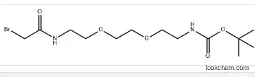 Bromoacetamido-PEG2 -Boc-amine