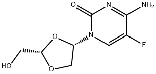 5-fluoro-1-(2-(hydroxymethyl)-1,3-dioxolan-4-yl)cytosine