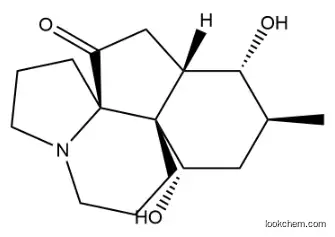 5H,9H,12H-Indeno[7a,1-h]indolizin-12-one, decahydro-1,4-dihydroxy-2-methyl-, (1R,2S,4S,4aS,11aR,13aS)- (9CI) CAS：25441-11-6