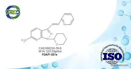 Product Manufacturer (E)-3-[2-(Pyridin-2-yl)ethenyl]-1-(tetrahydro-2H-pyran-2-yl)-1H-indazol-6-amine CAS NO.886230-76-8
