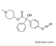 N-methyl-4-piperidyl 4-azidobenzilate