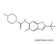 1-Piperazinecarbothioamide, N-[2-(1,1-dimethylethyl)-5-methyl-6-benzothiazolyl]-4-methyl-