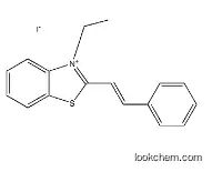 Benzothiazolium, 3-ethyl-2-(2-phenylethenyl)-, iodide