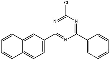 2-chloro-4-(naphthyl-2-yl)-6-phenyl-1,3,5-triazine