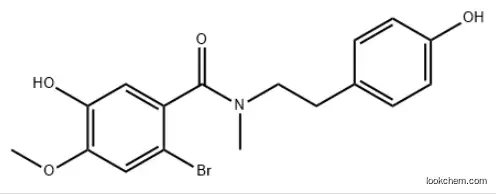 2-BroMo-5-hydroxy-N-(4-hydroxyphenethyl)-4-Methoxy-N-MethylbenzaMide CAS：24958-44-9