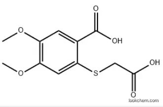 2-[(carboxymethyl)thio]-4,5-dimethoxybenzoic acid CAS：26791-94-6