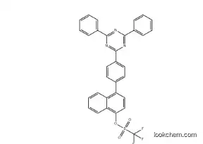4-(4-(4,6-diphenyl-1,3,5-triazin-2-yl)phenyl)naphthalen-1-yltrifluoromethanesulfonate CAS 2173044-67-0