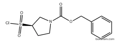 benzyl (R)-3-(chlorosulfonyl)pyrrolidine-1-carboxylate CAS 1134112-00-7