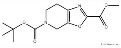 5-tert-butyl 2-methyl 6,7-dihydrooxazolo[5,4-c]pyridine-2,5(4H)-dicarboxylate CAS：259809-74-0