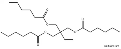 Dihexanoic acid 2-ethyl-2-[(hexanoyloxy)methyl]-1,3-propanediyl ester CAS：23382-23-2