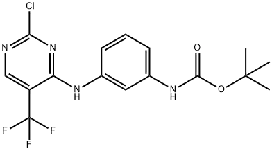 tert-butyl (3-((2-chloro-5-(trifluoroMethyl)pyriMidin-4-yl)aMino)phenyl)carbaMate
