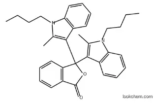 3,3-bis(1-butyl-2-methyl-1H-indol-3-yl)phthalide  CAS：50292-91-6.