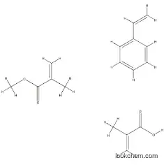 2-Propenoic acid, 2-methyl-, polymer with ethenylbenzene and methyl 2-methyl-2-propenoate CAS：25035-81-8