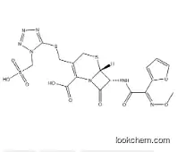 5-Thia-1-azabicyclo[4.2.0]oct-2-ene-2-carboxylicacid,7-[[(2Z)-2-furanyl(methoxyimino)acetyl]amino]-8-oxo-3-[[[1-(sulfomethyl)-1H-tetrazol-5-yl]thio]methyl]-,(6R,7R)- (9CI)