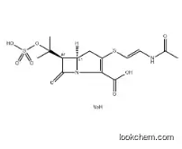 1-Azabicyclo[3.2.0]hept-2-ene-2-carboxylic acid, 3-[[(1E)-2-(acetylamino)ethenyl]thio]-6-[1-methyl-1-(sulfooxy)ethyl]-7-oxo-, disodium salt, (5R,6R)- (9CI)