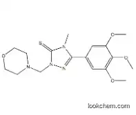 3H-1,2,4-Triazole-3-thione,2,4-dihydro-4-methyl-2-(4-morpholinylmethyl)-5-(3,4,5-trimethoxyphenyl)-