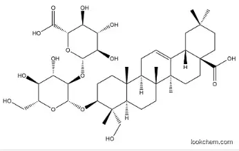 Olean-12-en-28-oic acid, 3-[(2-O-β-D-glucopyranuronosyl-β-D-glucopyranosyl)oxy]-23-hydroxy-, (3β,4α)- (9CI) CAS：211568-32-0