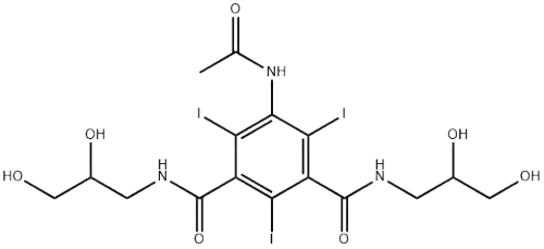 5-acetylamino-N,N'-bis(2,3-dihydroxypropyl)-2,4,6-triiodoisophthalamide