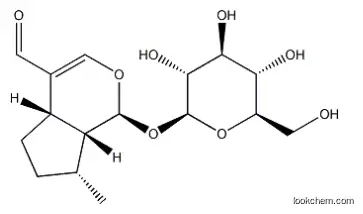 (1S)-1-(β-D-Glucopyranosyloxy)-1,4aα,5,6,7,7aα-hexahydro-7β-methylcyclopenta[c]pyran-4-carbaldehyde CAS:72963-55-4