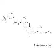 Benzenesulfonylfluoride,3-[[[[3-[[5-[(3-ethoxyphenyl)methyl]-3,4-dihydro-2,4-dioxo-1(2H)-pyrimidinyl]methyl]phenyl]amino]carbonyl]amino]-