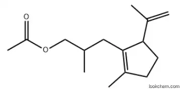 5-isopropenyl-beta,2-dimethylcyclopent-1-ene-1-propyl acetate CAS:54043-73-1