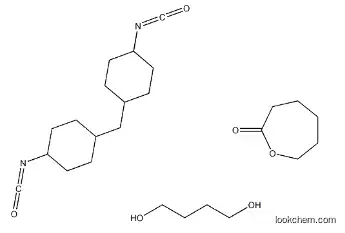 2-Oxepanone, polymer with 1,4-butanediol and 1,1'-methylenebis[4-isocyanatocyclohexane]  CAS:53504-41-9
