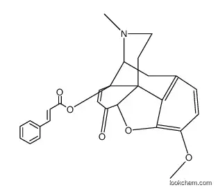 3-Phenylpropenoic acid 7,8-didehydro-4,5α-epoxy-3-methoxy-17-methyl-6-oxomorphinan-14-yl ester