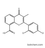 4H-1-Benzopyran-8-carboxylic acid, 2-(2,4-dichlorophenyl)-3-methyl-4-oxo-