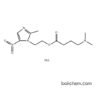 Butanoic acid, 4-(dimethylamino)-, 2-(2-methyl-5-nitro-1H-imidazol-1-yl)ethyl ester, hydrochloride (1:1)
