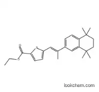 2-Thiophenecarboxylic acid, 5-[2-(5,6,7,8-tetrahydro-5,5,8,8-tetramethyl-2-naphthalenyl)-1-propenyl]-, ethyl ester, (E)- (9CI)