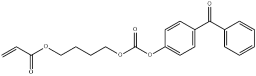 2-Propenoic acid, 4-(4-benzoylphenoxy)carbonyloxybutyl ester Cas no.131513-00-3 98%