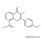 4H-1-Benzopyran-8-carboxylic acid, 2-(4-methoxyphenyl)-3-methyl-4-oxo-