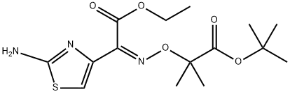 ： Ethyl 2-(2-aminothiazole-4-yl)-2-(1-tert-butoxycarbonyl-1-methylethoxyimino)acetate