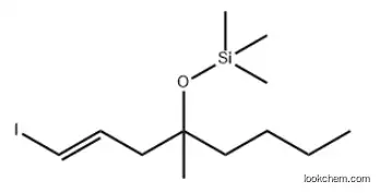 (E)-triMethyl((1-iodo-4-Methyloct-1-en-4-yl)oxy)silane CAS  62555-05-9