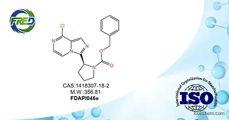 (S)-benzyl 2-(8-chloroimidazo[1,5-a]pyrazin-3-yl)pyrrolidine-1-carboxylate