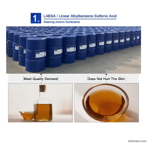 Liquid Cleaner Raw Materials Detergent Linear Alkyl Benzene Sulfonic Acid LABSA 96% CAS 27176-87-0