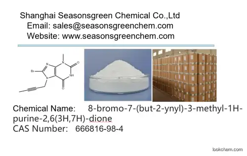 lower price High quality 8-bromo-7-(but-2-ynyl)-3-methyl-1H-purine-2,6(3H,7H)-dione