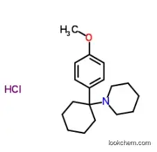 1-[1-(p-Methoxyphenyl)cyclohexyl]piperidine Hydrochloride CAS 2185-93-5