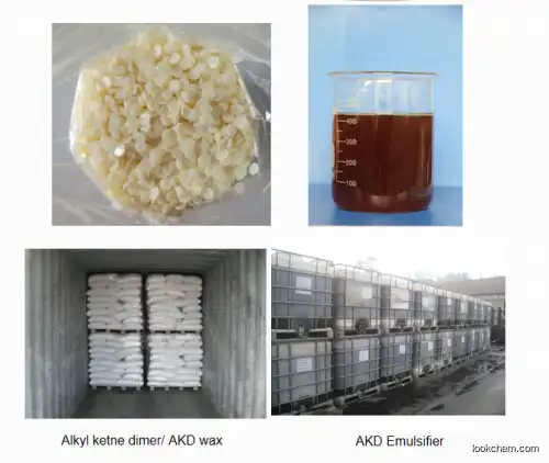 Starch based akd emulsifier for making akd sizing agent