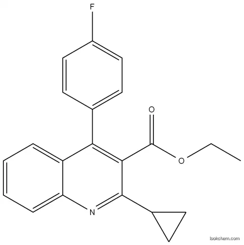 Ethyl 2-cyclopropyl-4-(4-fluorophenyl)-quinolyl-3-carboxylate