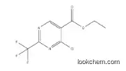 720-01-4  	Ethyl 4-chloro-2-(trifluoromethyl)pyrimidine-5-carboxylate