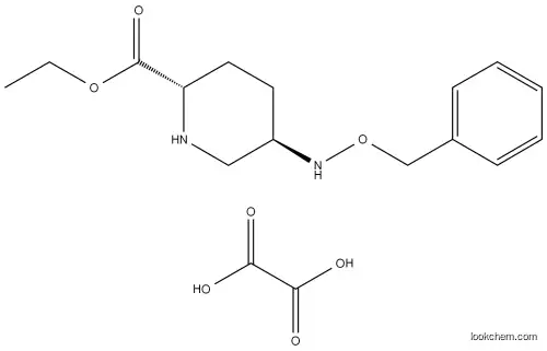(2S,5R)-Methyl-5-[(benzylox y)amino]piperidine-2-carbo xylate ethanedioate