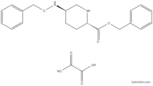 (2S,5R)-Benzyl 5-((benzyloxy)amino)piperi dine-2-carboxylate oxalate